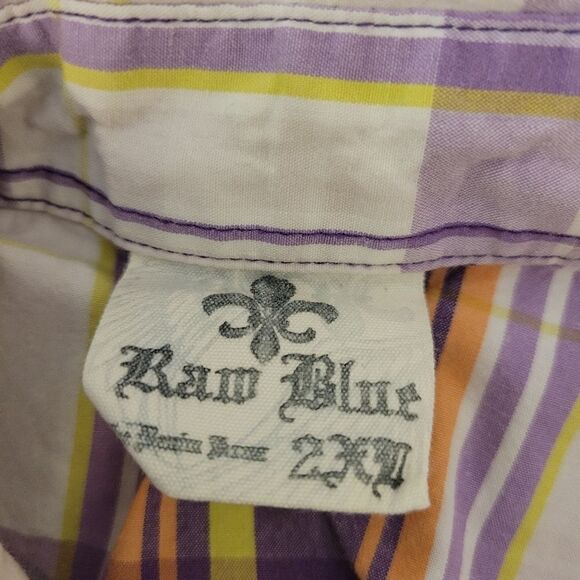 Ram Blue Short Sleeve Button Front Shirt Pre-owned - Picture 5 of 7